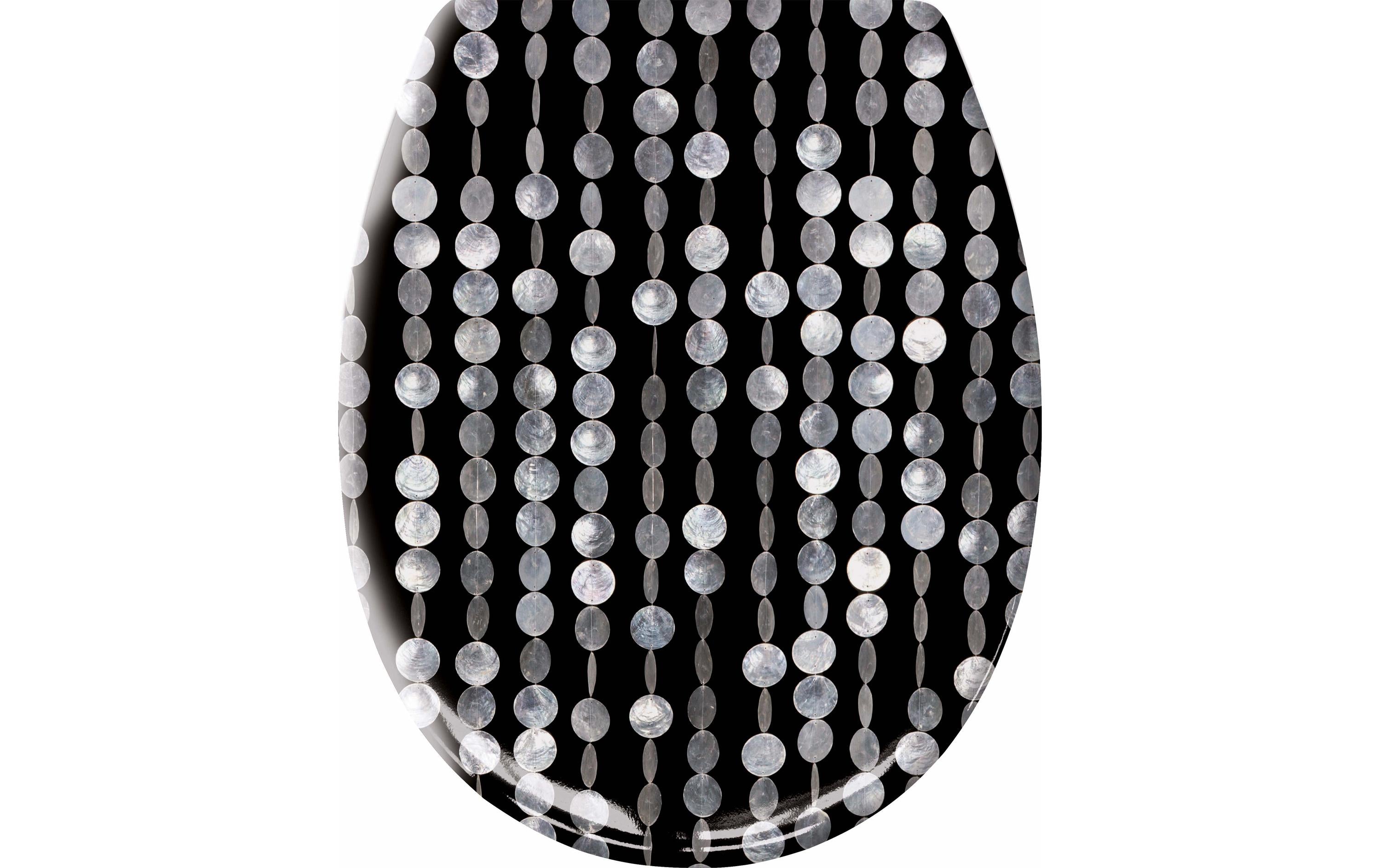 Kleine Wolke WC-Sitz Perla Schwarz 37x 45 cm
