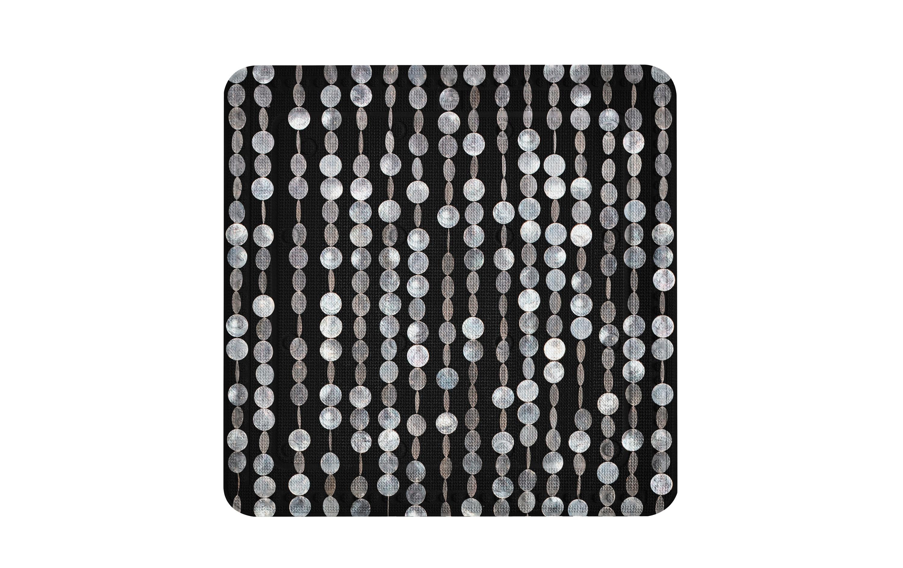 Kleine Wolke Duscheinlage Perla Schwarz 55x 55 cm