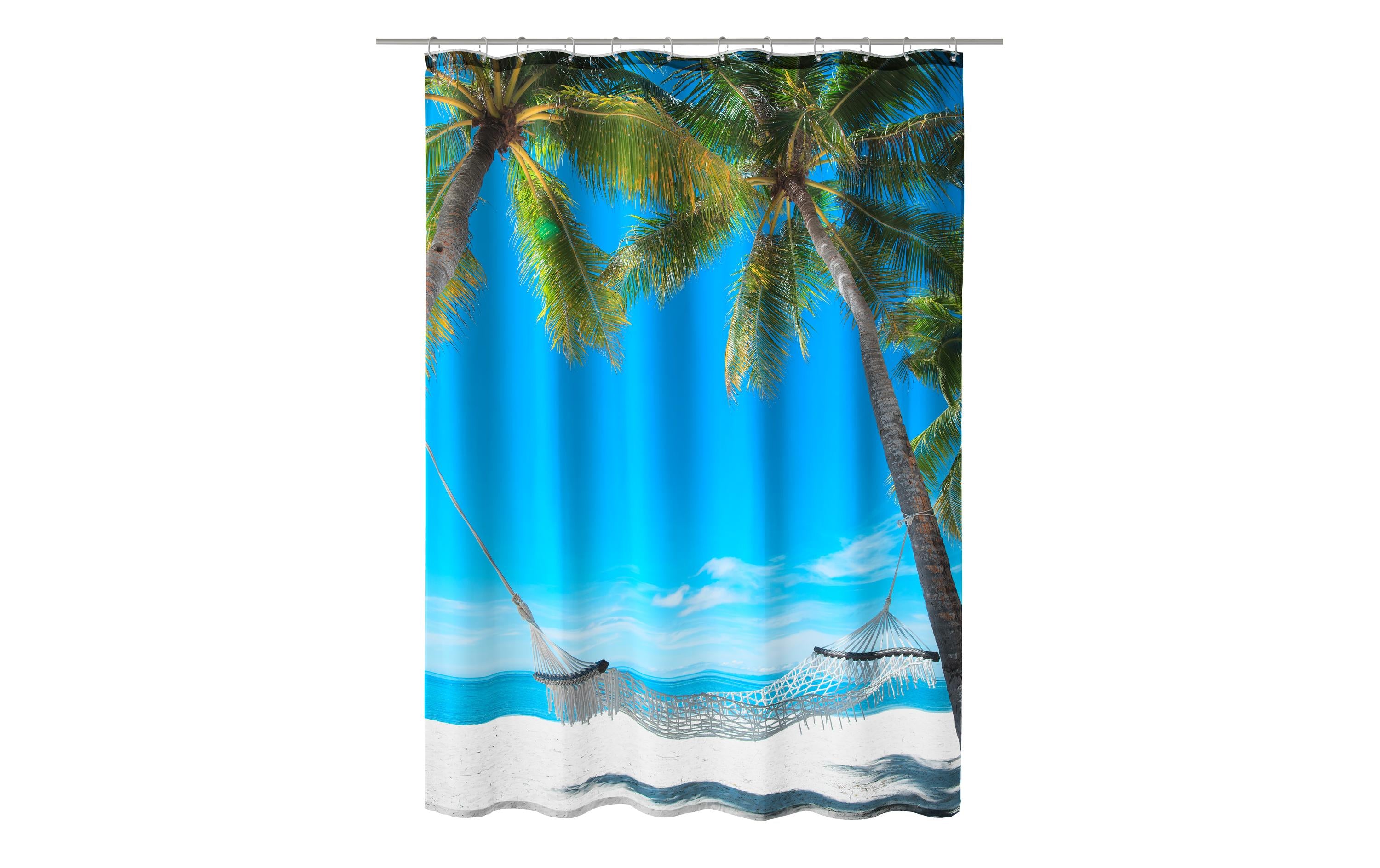 Kleine Wolke Duschvorhang Bahamas Multicolor 180x200 cm