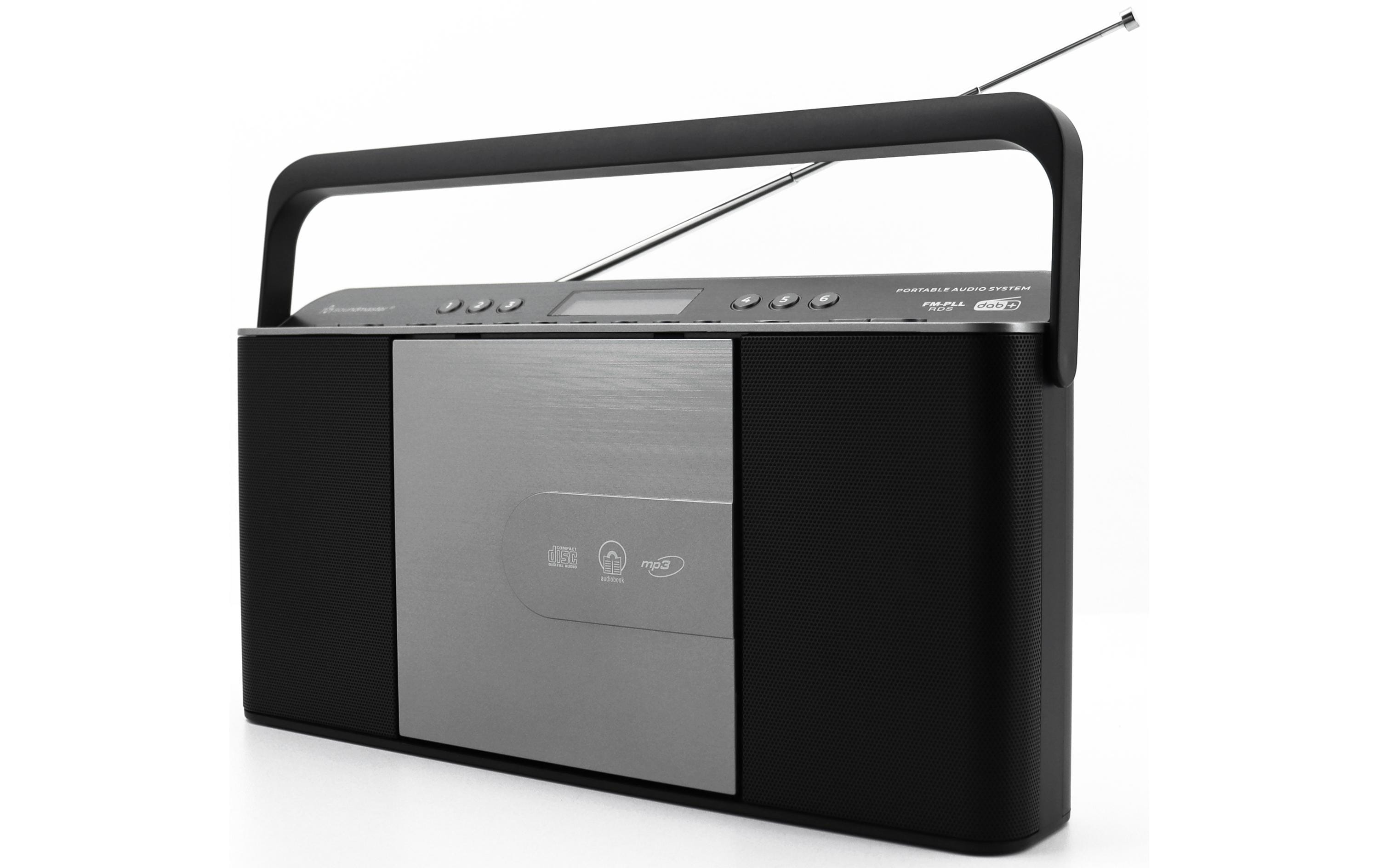 Soundmaster RCD1870SW Tragbares DAB+ Radio mit CD