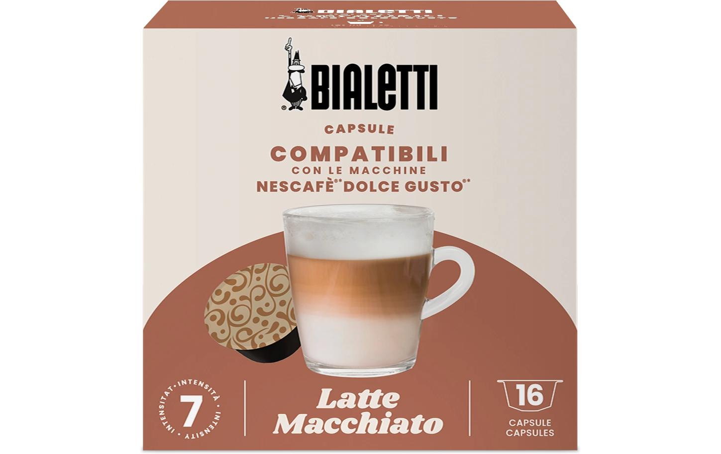 Bialetti Latte Macchiato Dolce Gusto 16 Stück