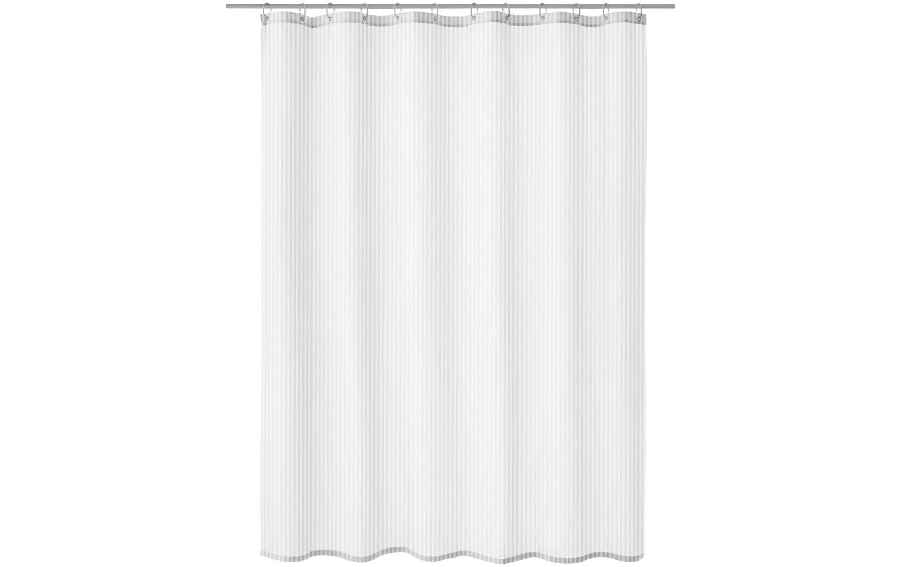 Kleine Wolke Duschvorhang Sanna Weiss 180x200 cm