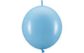 Partydeco Kettenluftballons hellblau 33 cm, 20 Stück