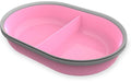 SureFeed Doppel-Schale geteilt, 2Stk. 2x200ml/10x16cm, pink