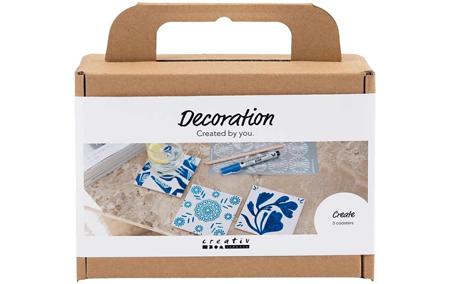 Creativ Company Bastelset Untersetzer bemalen
