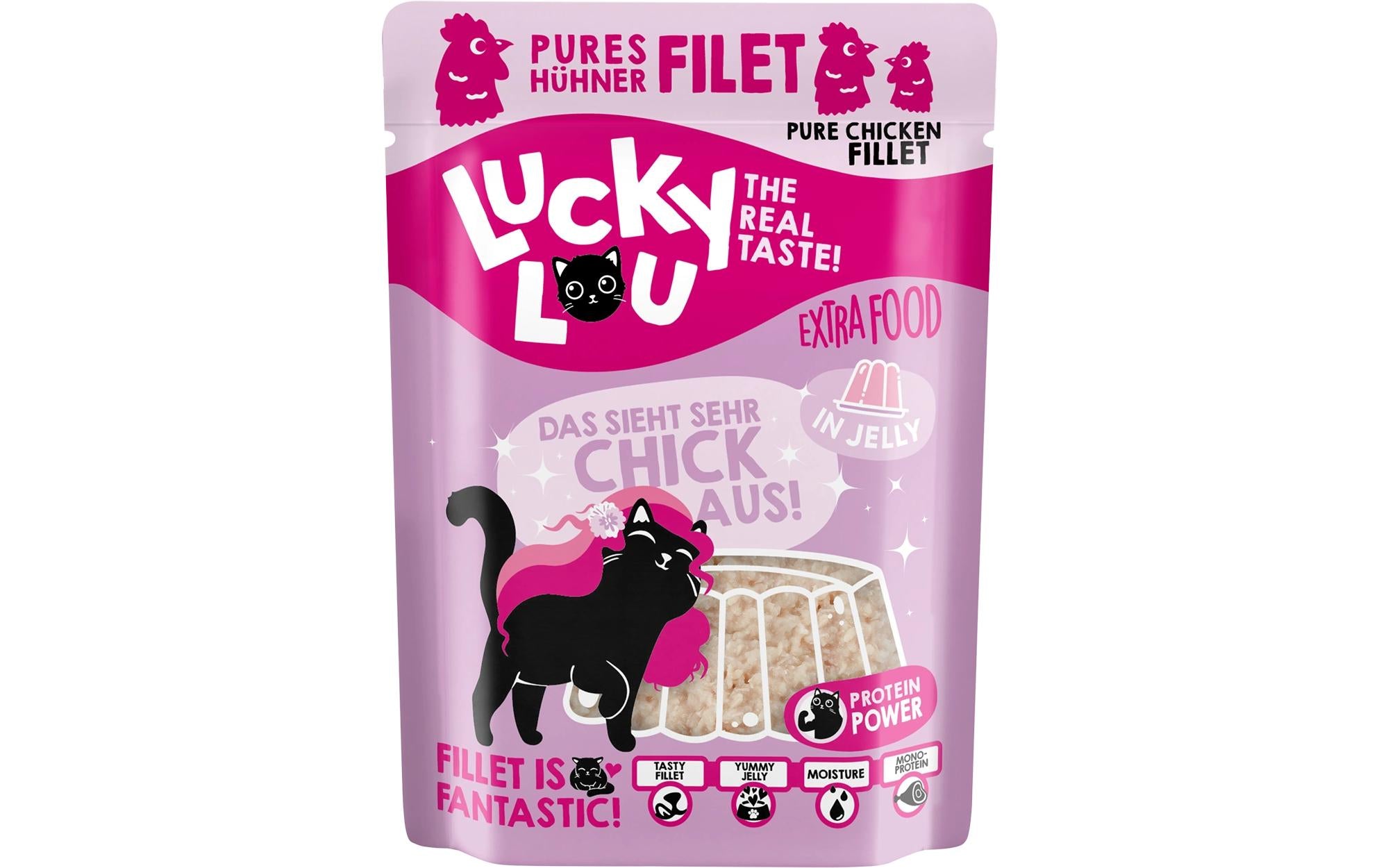Lucky Lou Extra Food Hühnerfilet Beutel in Gelée, 70g