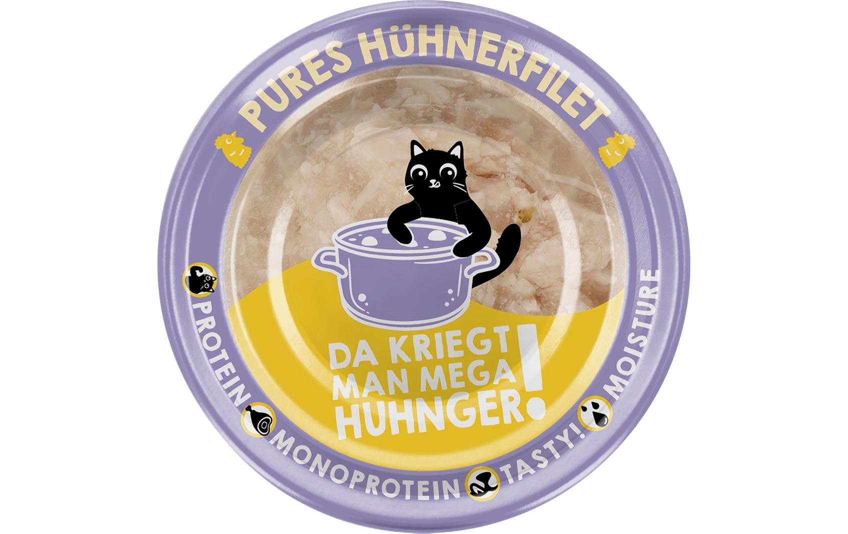 Lucky Lou Extra Food Hühnerfilet Dose in Sud, 70g