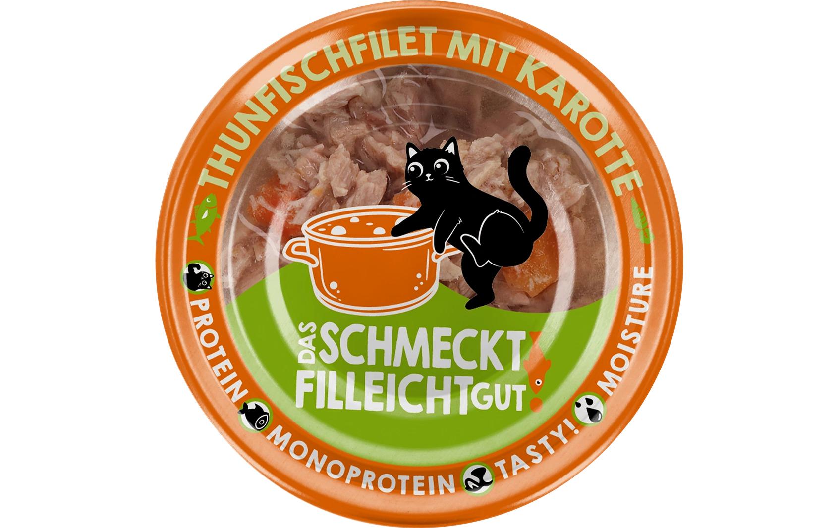 Lucky Lou Extra Food Thunfisch mit Karotte Dose in Sud, 70g