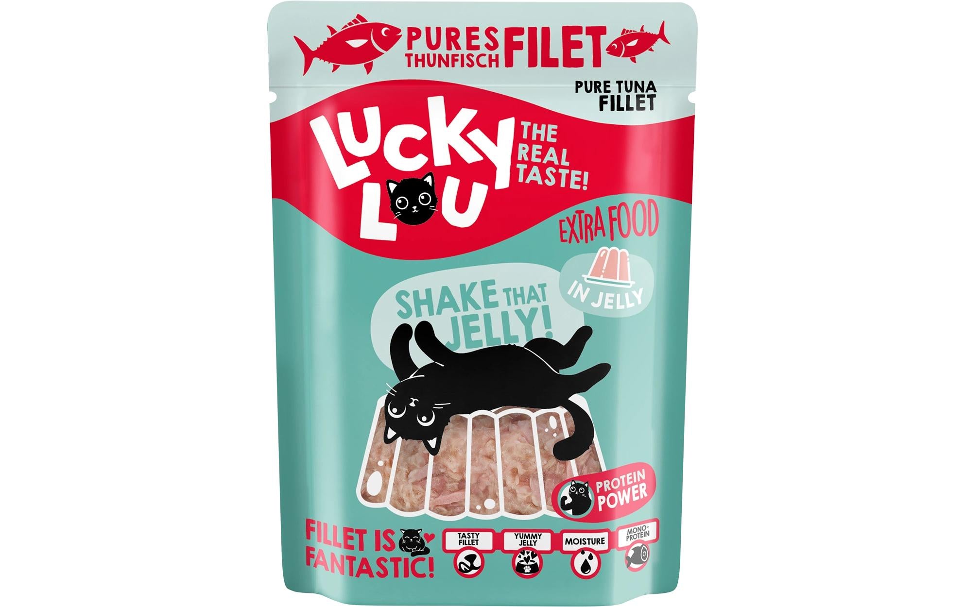 Lucky Lou Extra Food Thunfischfilet Beutel in Gelée, 70g