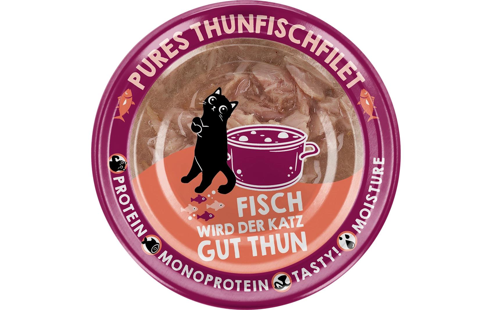 Lucky Lou Extra Food Thunfischfilet Dose in Sud, 70g