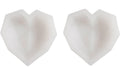 Creativ Company Giessform Silikon Herzen, 6 x 5.8 cm, 2 Stück