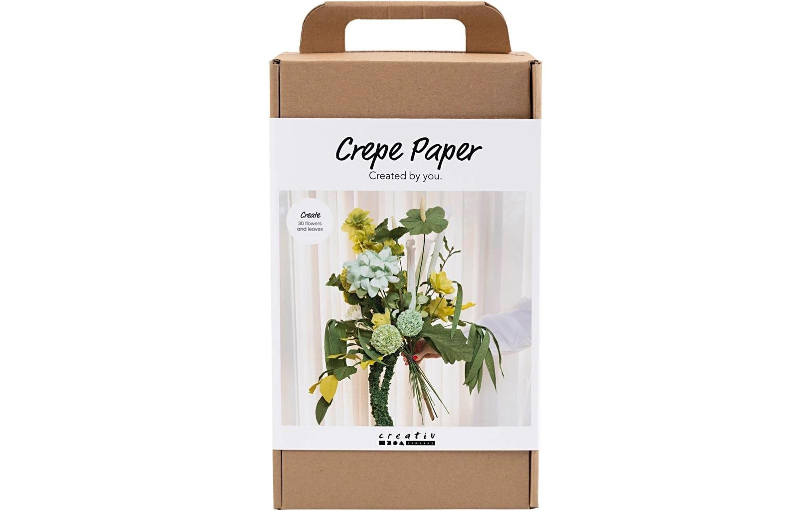 Creativ Company Bastelset Blumen, Krepppapier
