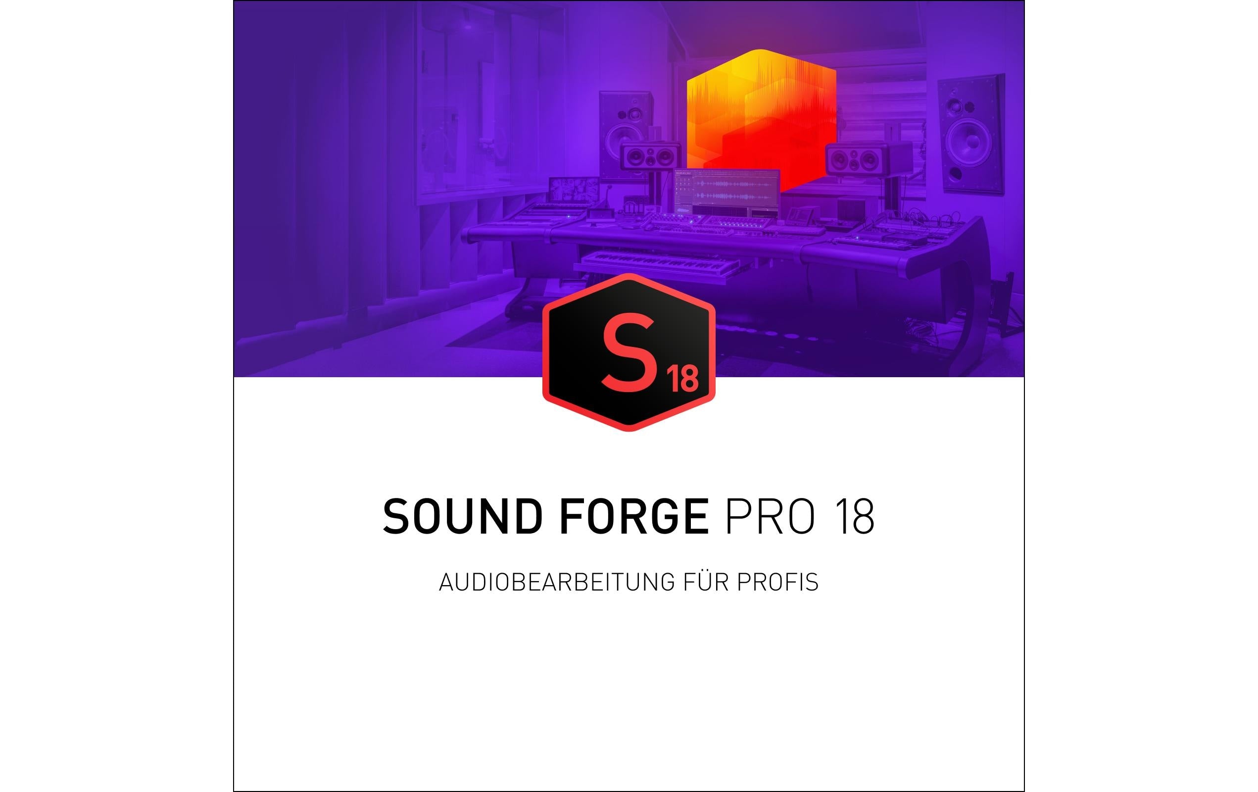 Magix Sound Forge Pro 18 ESD, Vollversion, DE,EN,ES,FR