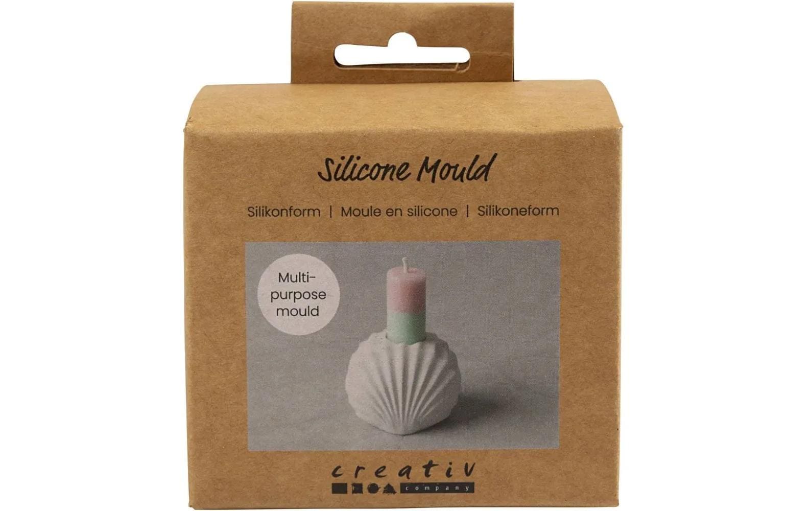 Creativ Company Giessformen Silikon Kerzenhalter Muschel