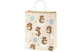 Partydeco Geschenktasche Teddybären 26 x 32.5 x 13 cm, 1 Stück