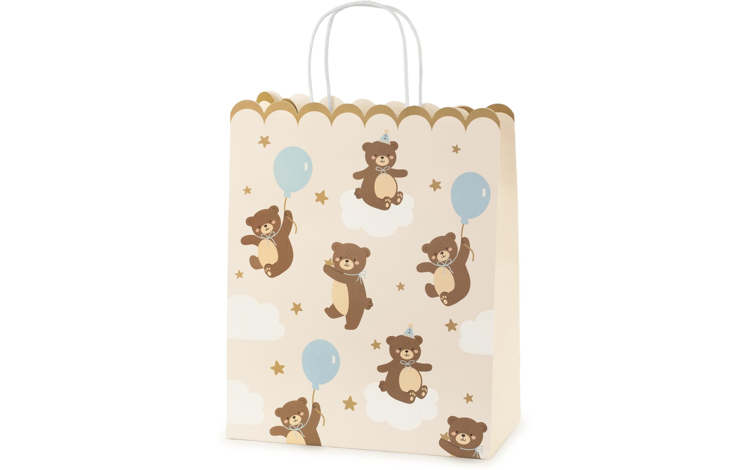 Partydeco Geschenktasche Teddybären 26 x 32.5 x 13 cm, 1 Stück