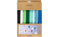 Creativ Company Krepppapier-Set sortiert, 8 Rollen à 25x60cm