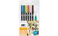 Tombow ABT-6P-MANGA-BIRD Etui mit 6 Stück