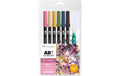 Tombow ABT-6P-MANGA-FLOWER Etui mit 6 Stück