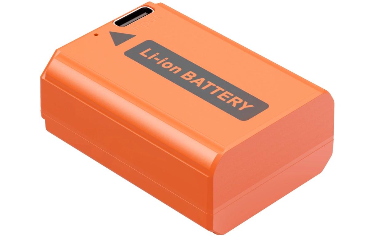 SmallRig NP-FW50 USB-C Rechargeable Camera Battery Orange