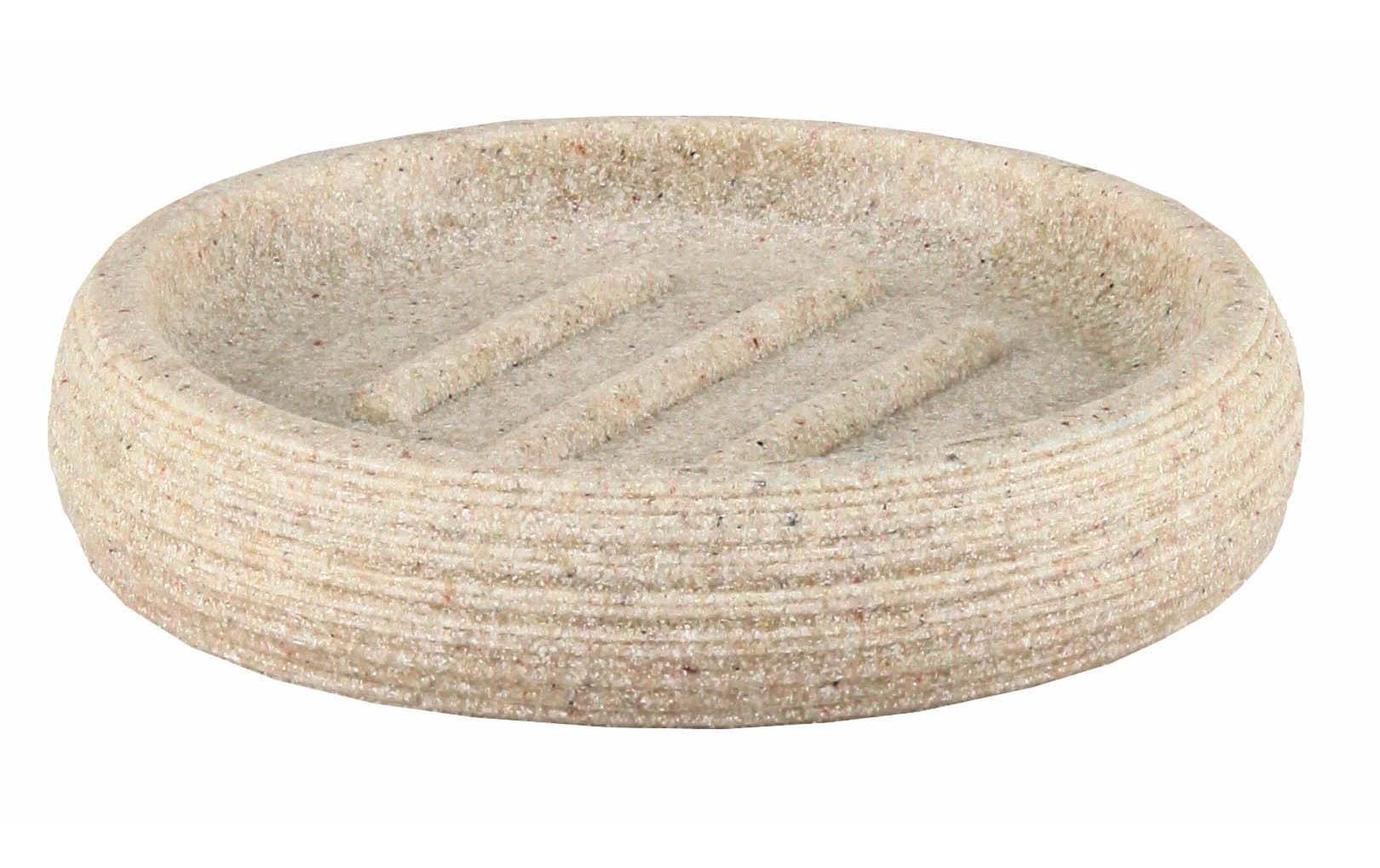 Kleine Wolke Seifenschale Sand Macadamia