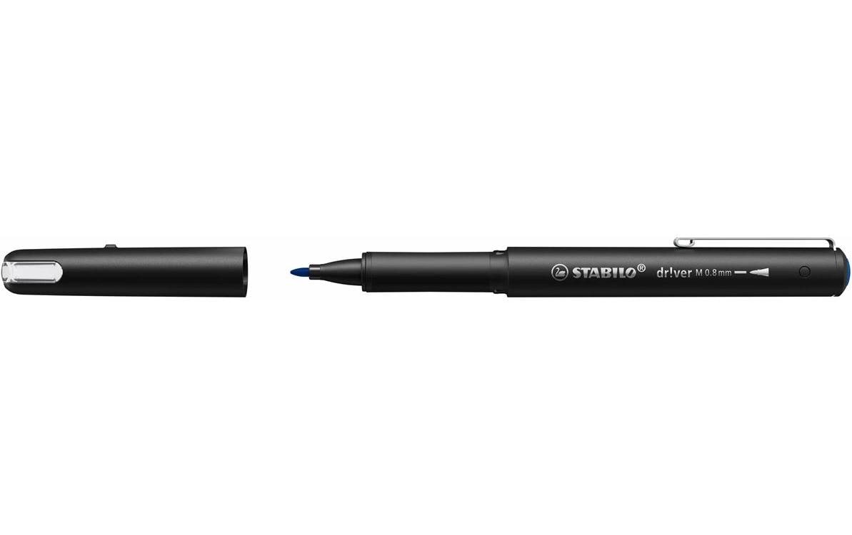 Stabilo driver Fineliner 0.8mm blau Faltschachtel à 5 Stück