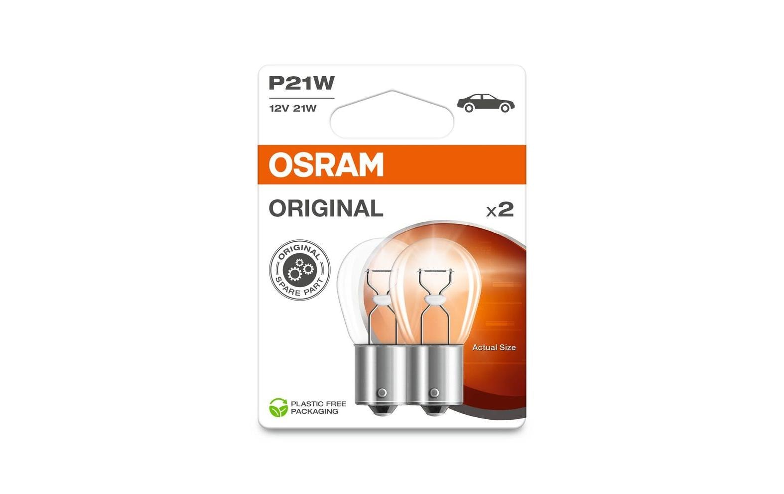 OSRAM Signallampe Original P21W BA15s PKW