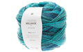 RICO Wolle Melange aqua-mix 200 g, 640 m, 51 % WV, 49 % PAN