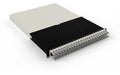Patchbox One Cat.6A, 19", STP Grau inkl. 24 Kassetten mit 1.8m Slimpatchkabel