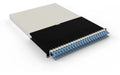 Patchbox One Cat.6A, 19" UTP Blau inkl. 24 Kassetten mit 1.8m Slimpatchkabel