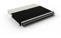 Patchbox One Cat.6A, 19" 365mm, STP Schwarz inkl. 24 Kassetten mit 0.8m Slimpatchkabel