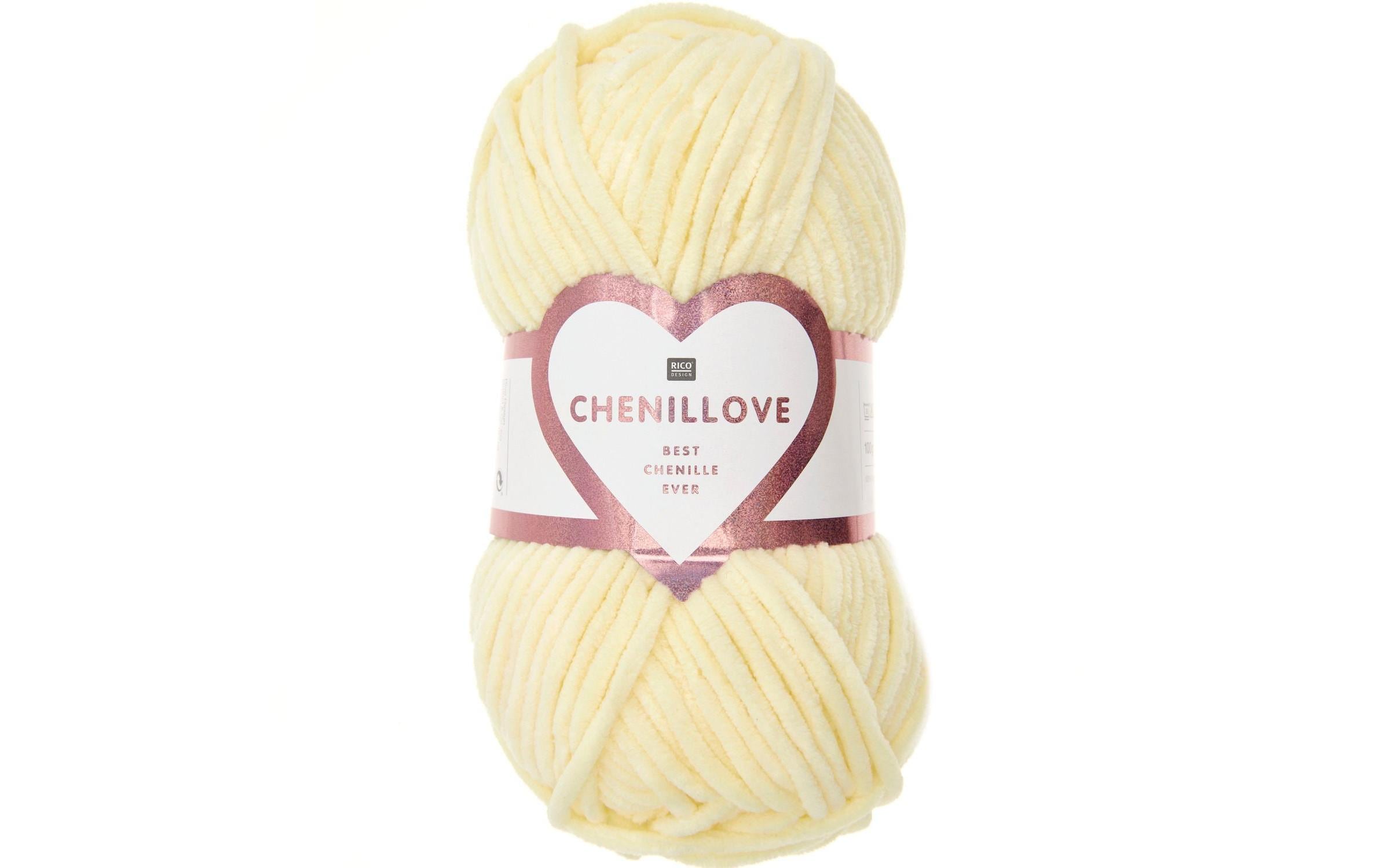 Rico Wolle Chenillove vanille 100 g, 110 m, 100 % PES