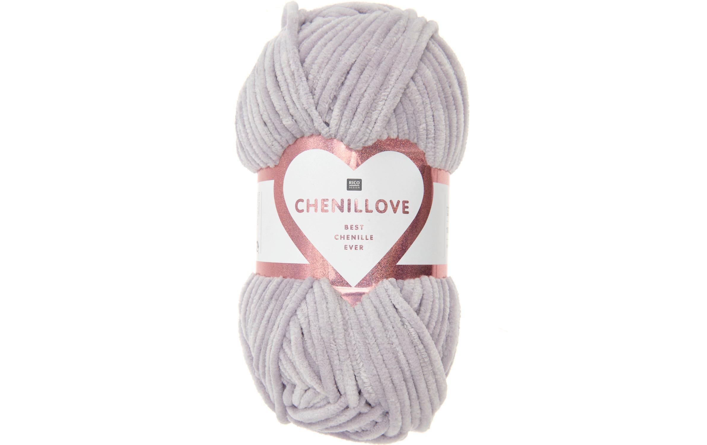 Rico Wolle Chenillove flieder 100 g, 110 m, 100 % PES