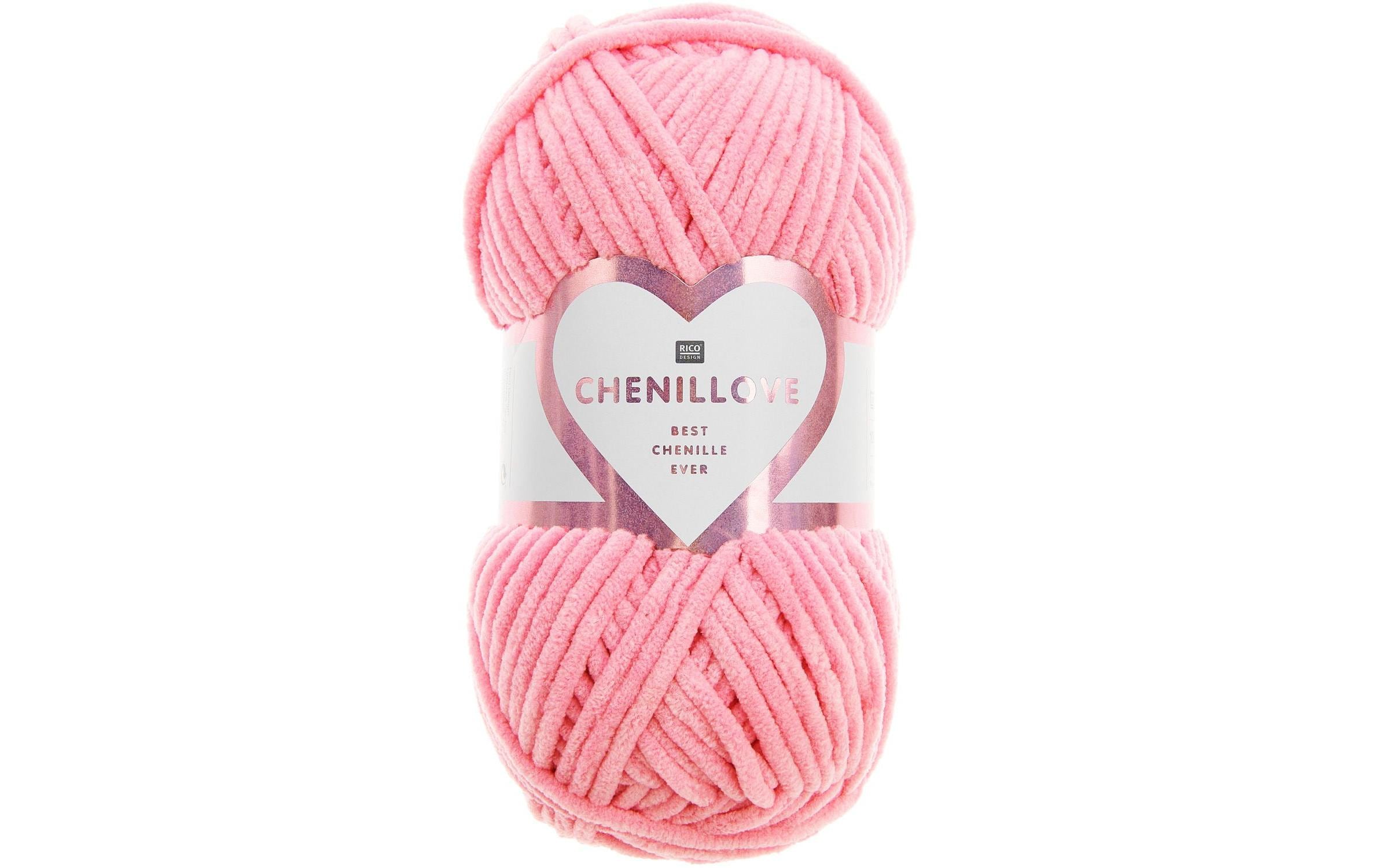 Rico Wolle Chenillove pink 100 g, 110 m, 100 % PES
