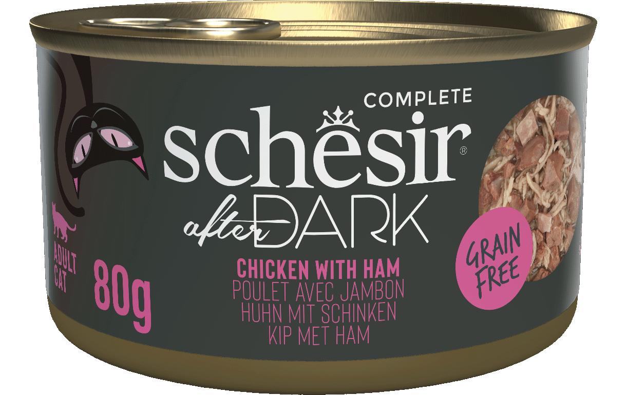 Schesir after Dark Complete Brühe 80 g Huhn mit Schinken