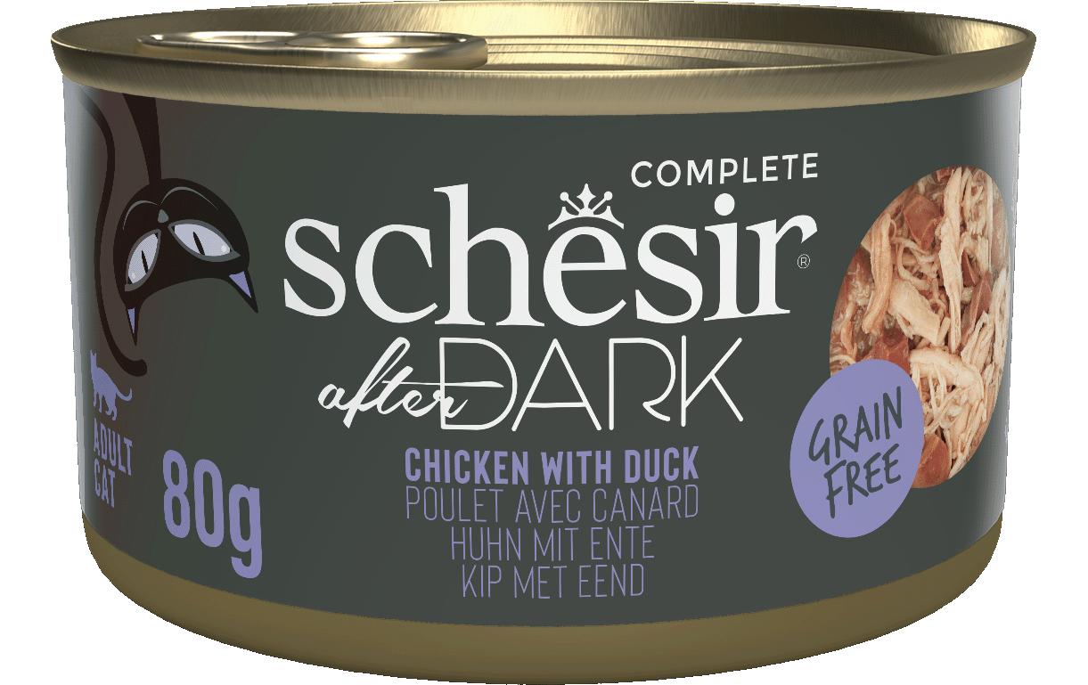 Schesir after Dark Complete Brühe 80 g Huhn mit Ente
