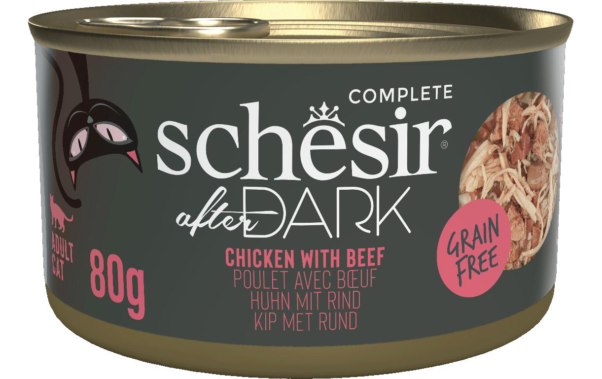 Schesir after Dark Complete Brühe 80 g Huhn mit Rind