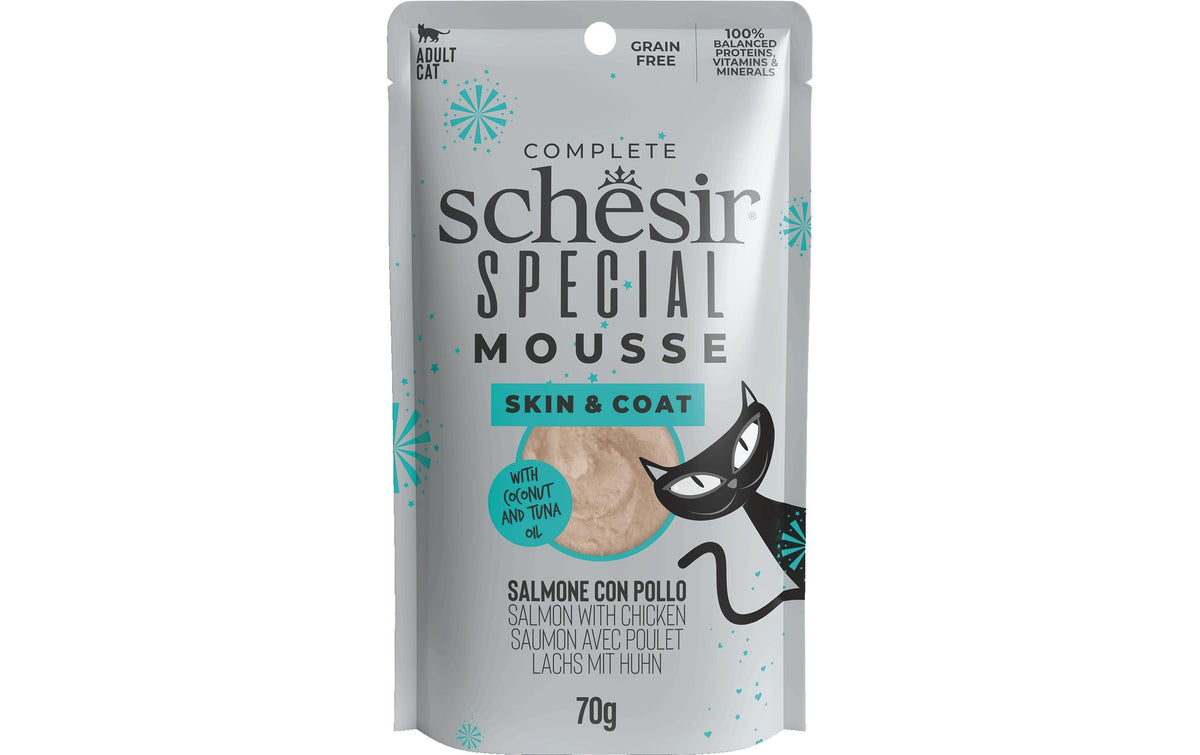 Schesir Special Mousse Skin&Coat 70g Lachs mit Huhn