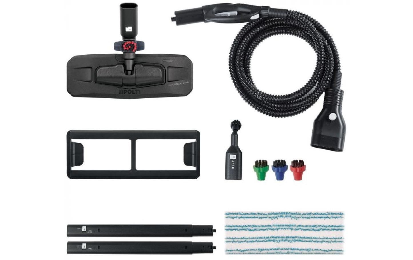 Polti Steam Kit PAEU0393 3 Bürsten, 2 Verlängerung, 1 Tuch
