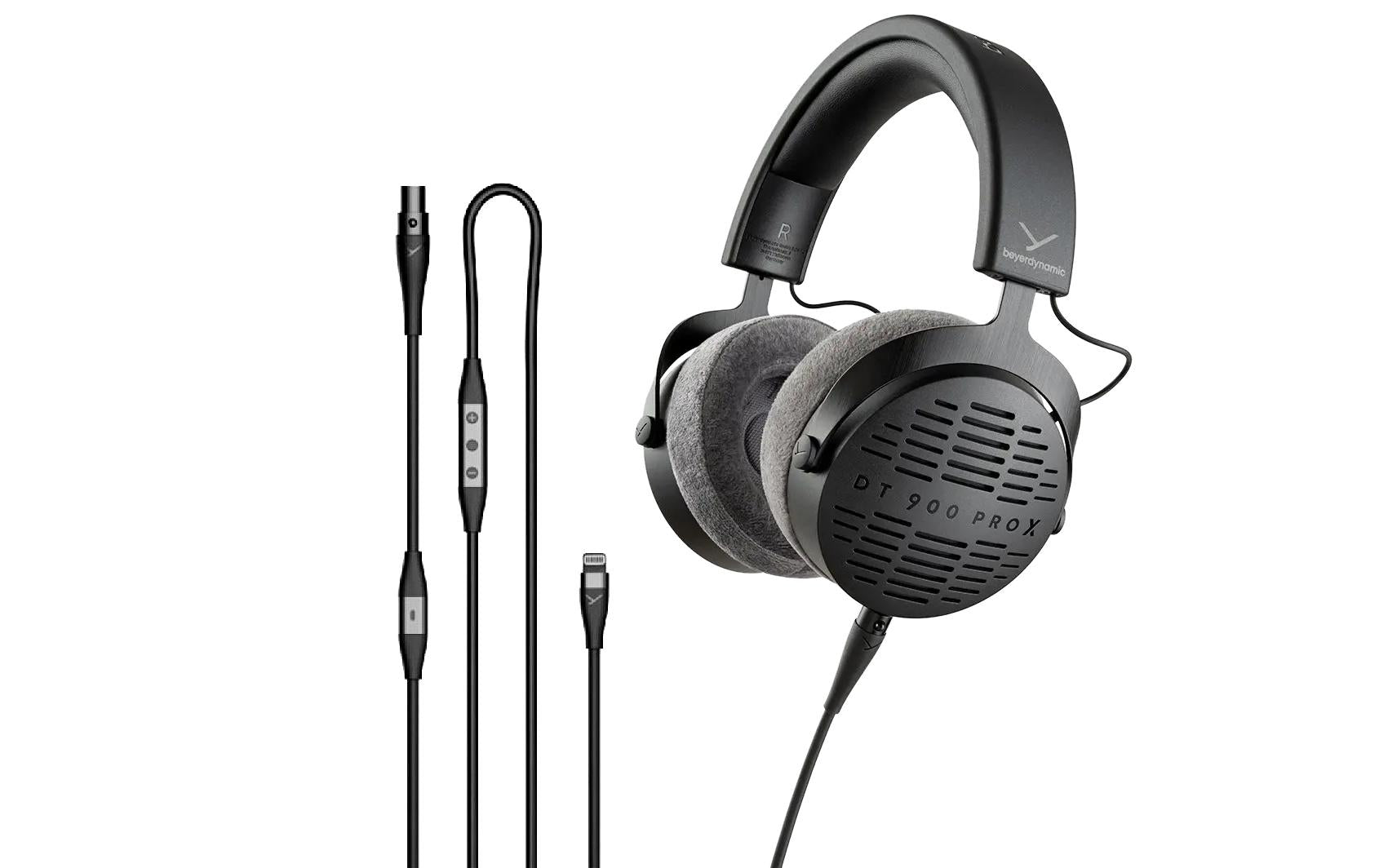 Beyerdynamic DT 900 Pro X (48 Ohm) KIT Offener Studiokopfhörer+Lightningcable DAC