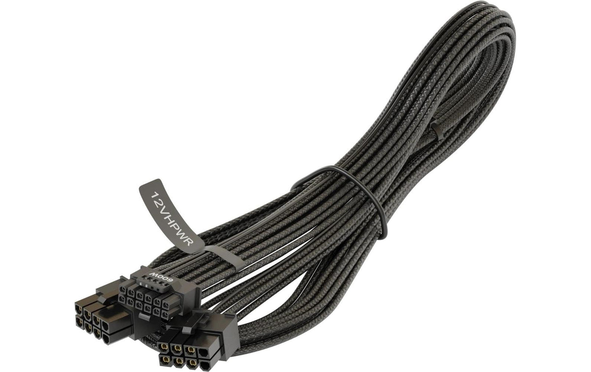 Kabel Seasonic 12VHPWR schwarz, für PSU ab 850W, brown box