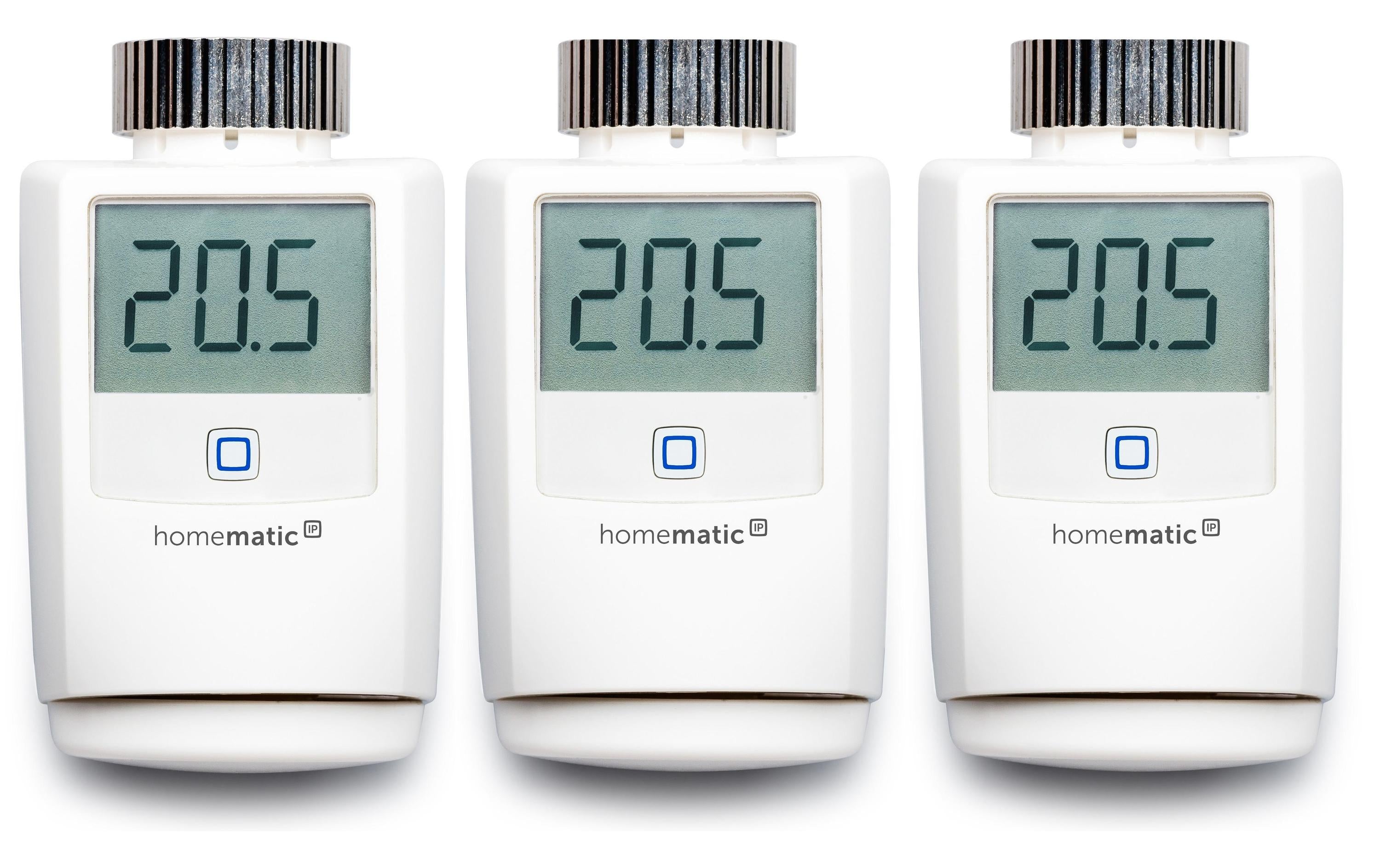 Homematic IP Heizkörperthermo kit drei Heizprofile, 6 Heizphasen pro Tag