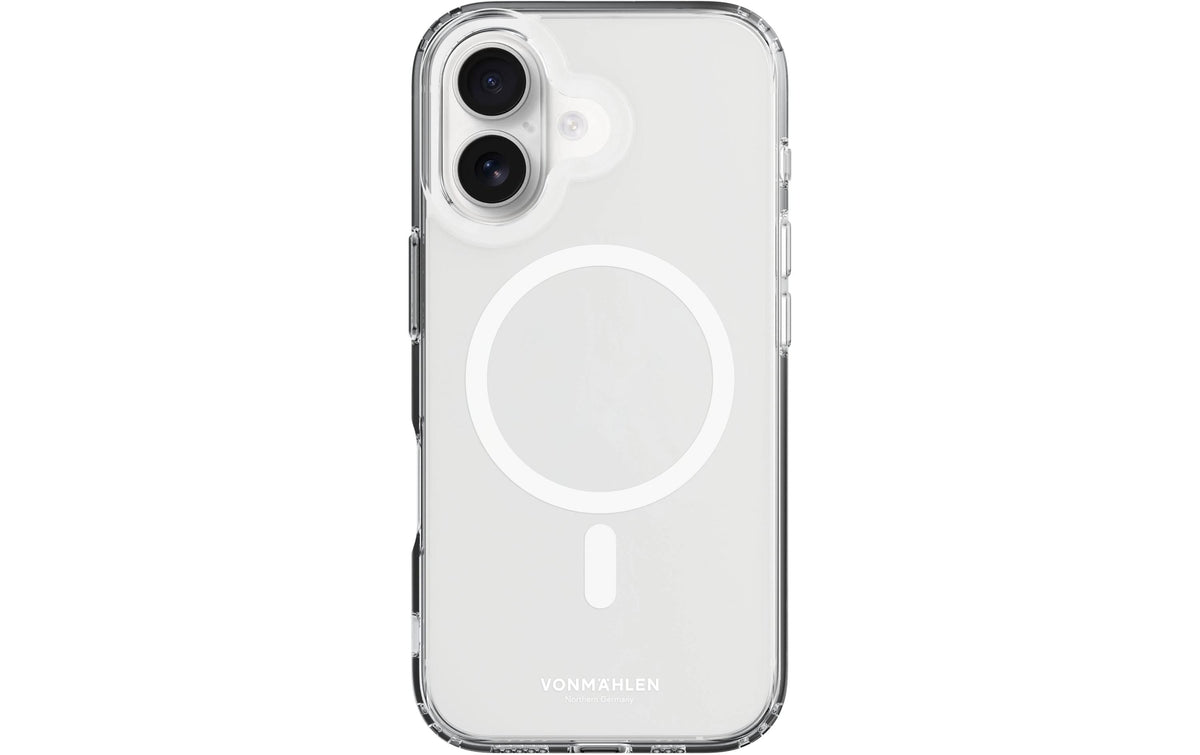 VONMÄHLEN Transparent Case White iPhone 16