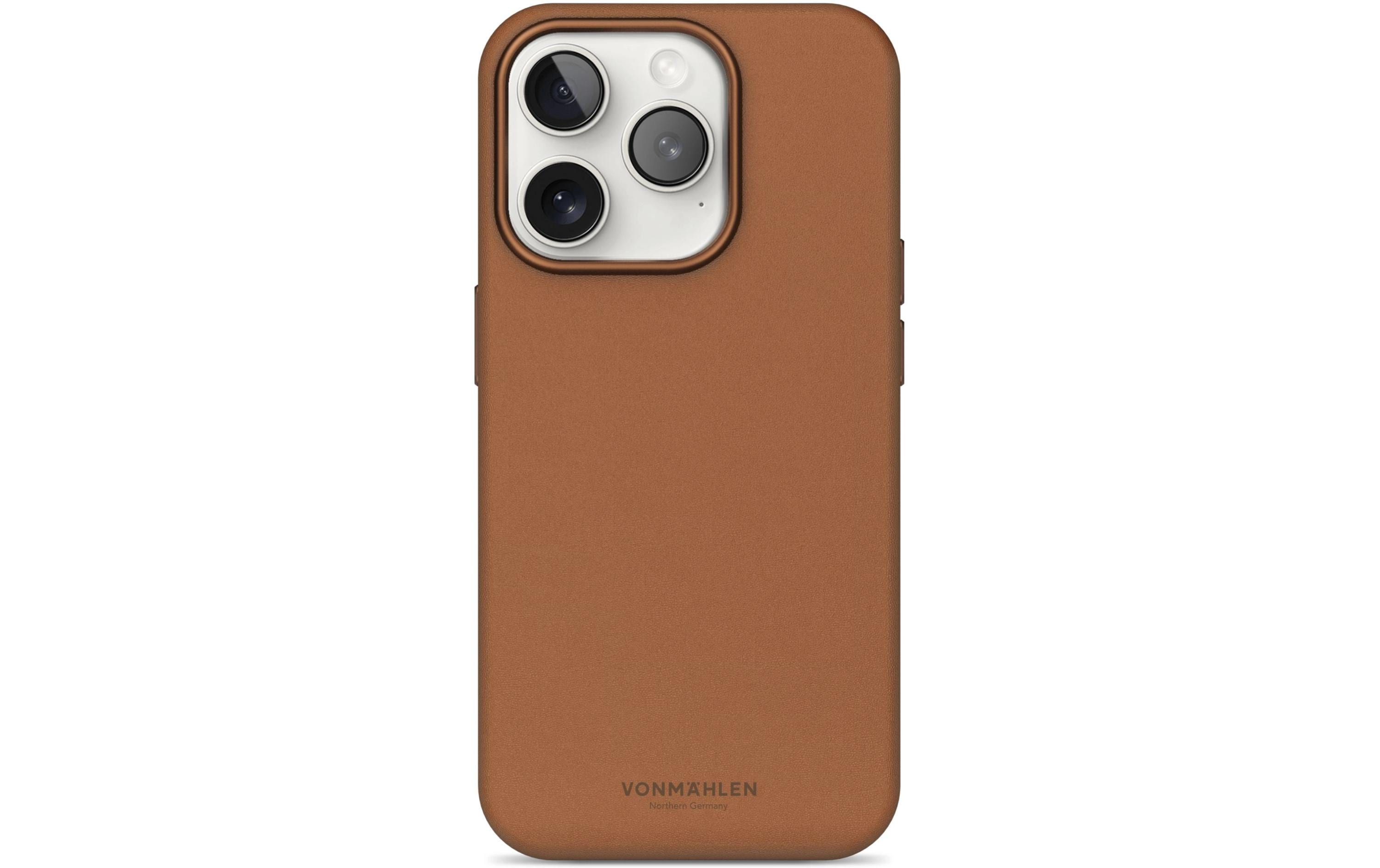Vonmählen Like Leather Case Brown iPhone 16 Pro