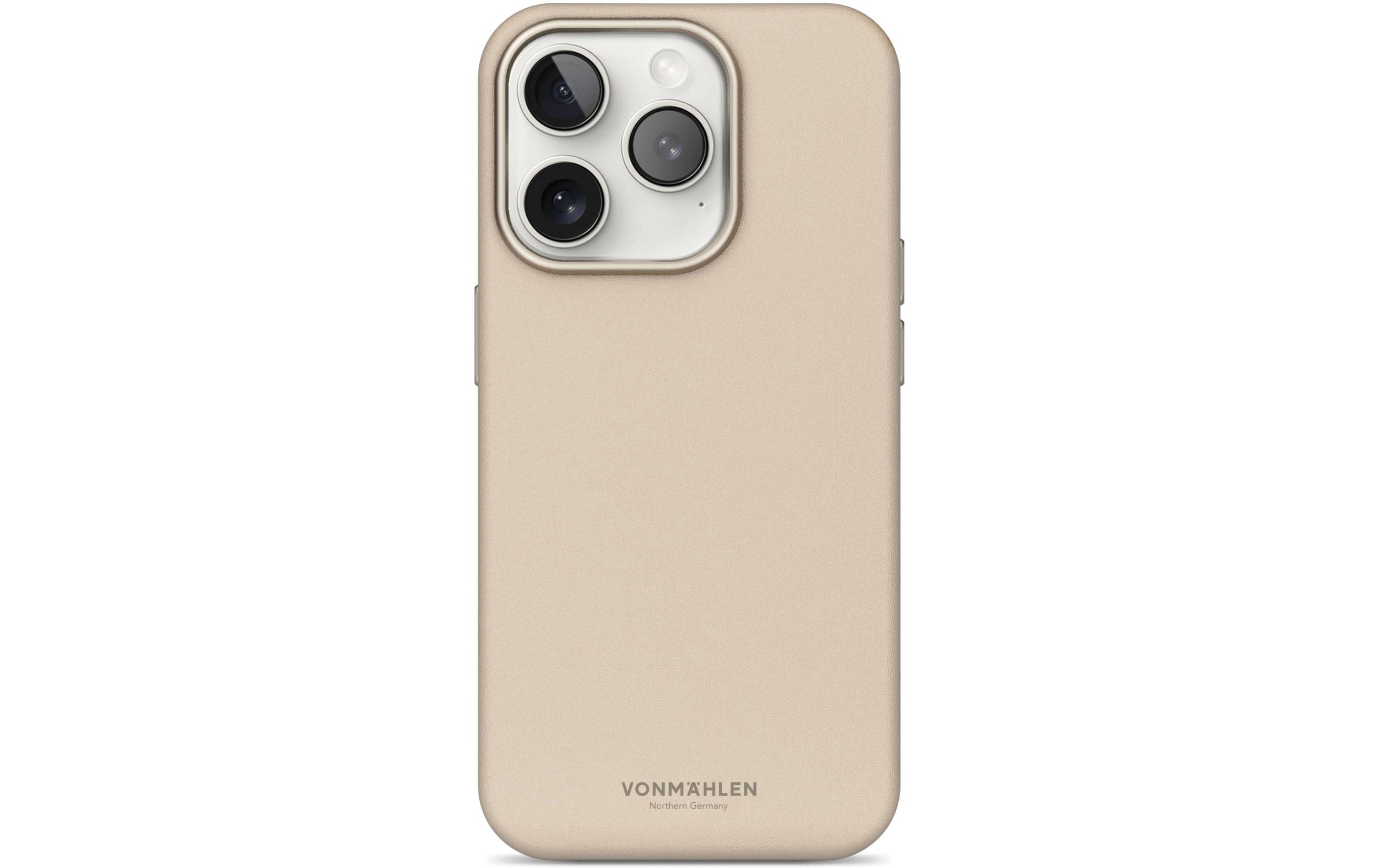 Vonmählen Like Leather Case Cream iPhone 16 Pro Max