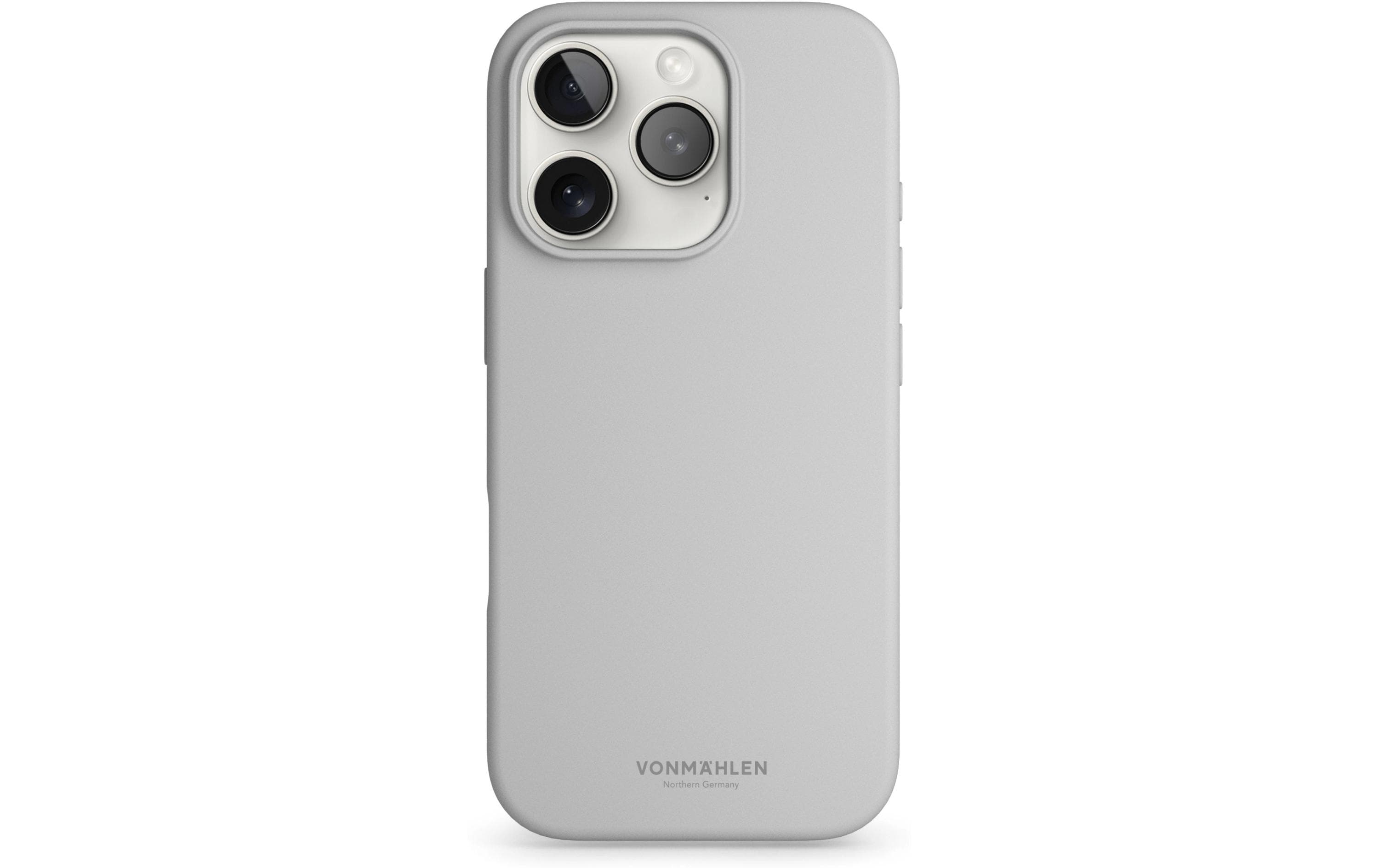 Vonmählen Soft Silicone Case Light Gray iPhone 16 Pro Max
