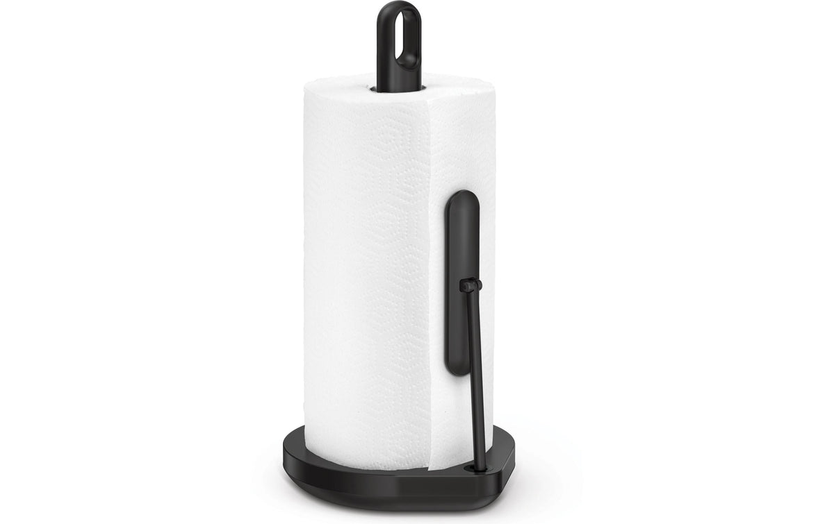 Simplehuman Küchenrollenhalter mit Klemme Schwarz, 38.1x20.3x17.8 cm (HxBxT)