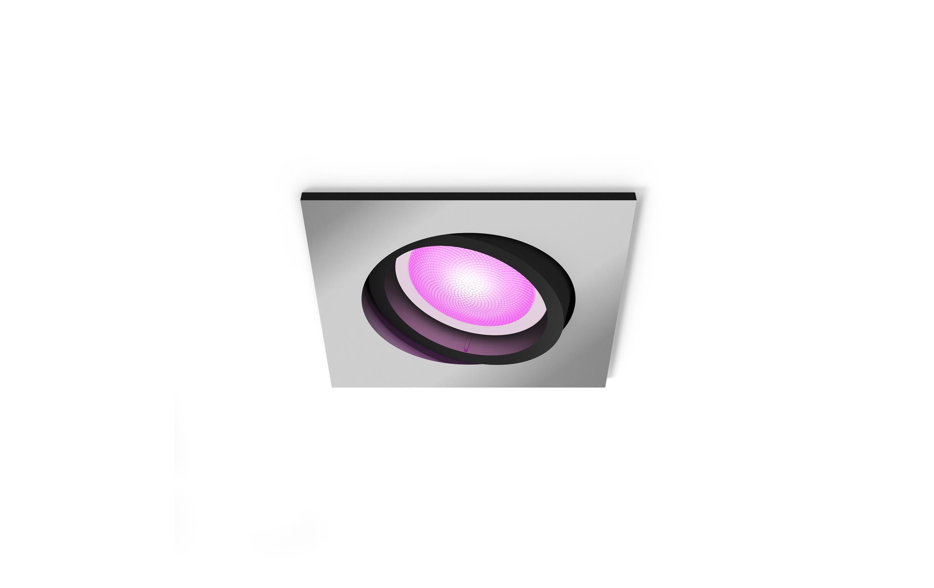 Philips Hue White & Col. amb. Centura Einbauspot eckig aluminium 350lm