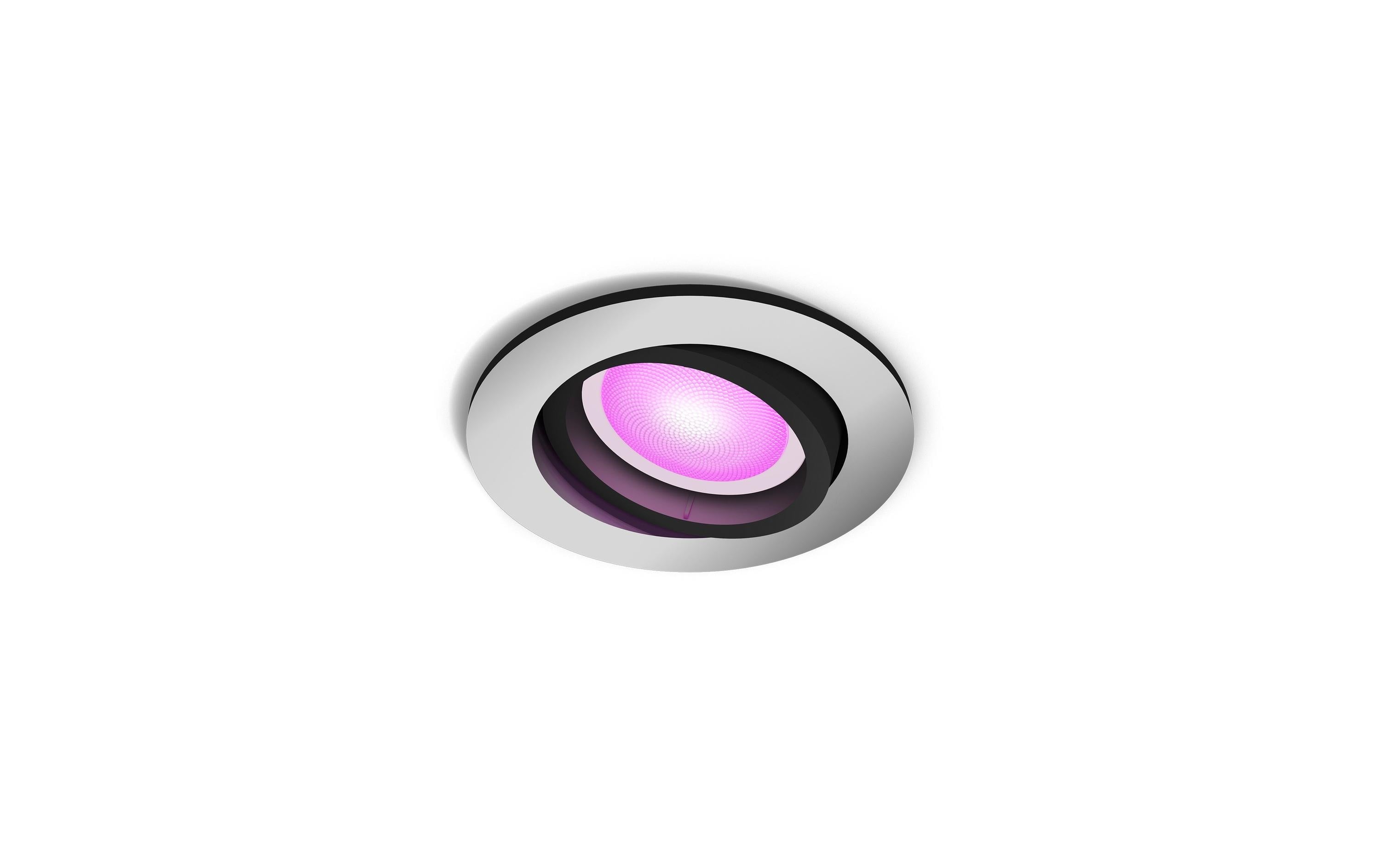 Philips Hue White & Col. amb. Centura Einbauspot rund aluminium 350lm