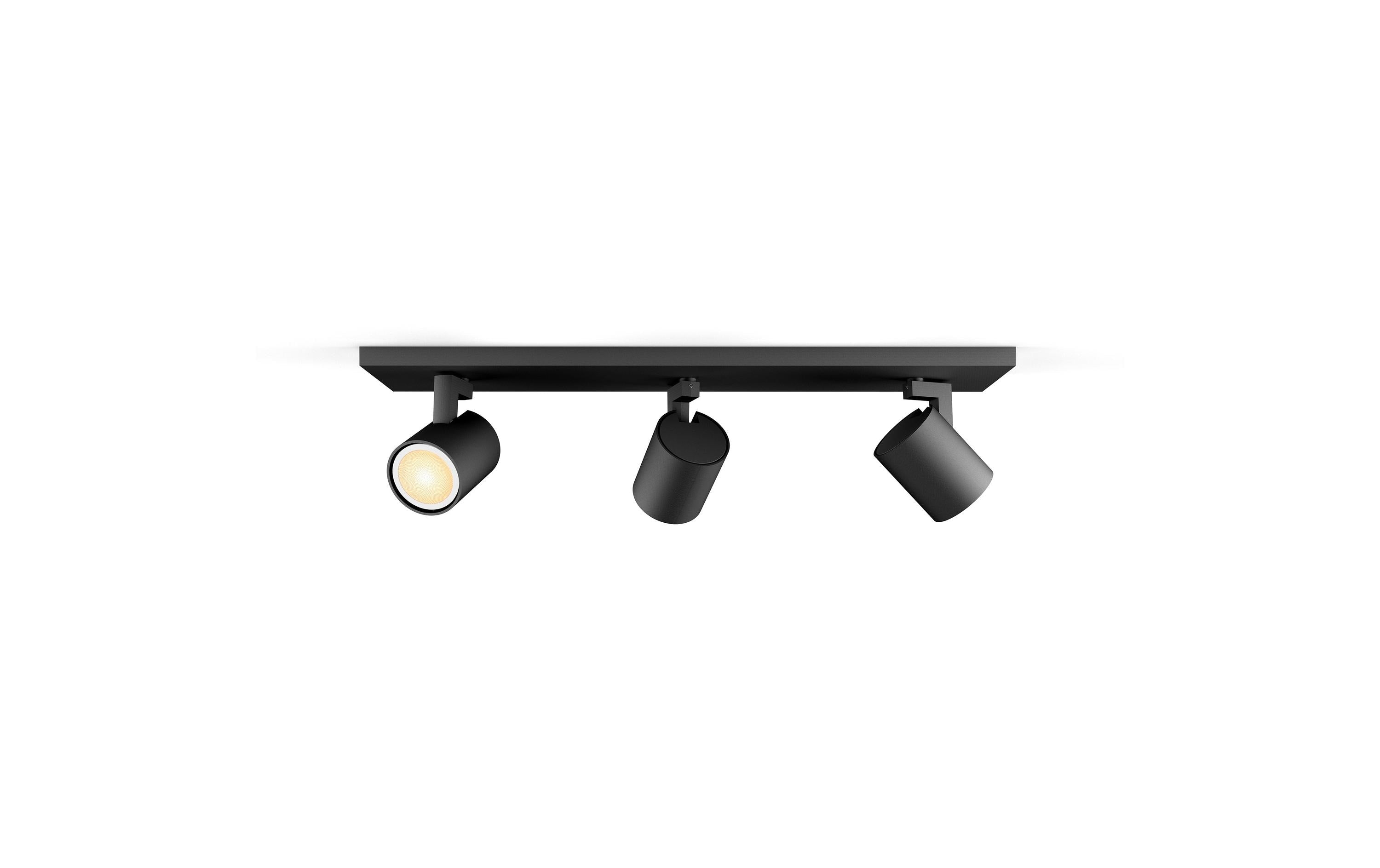 Philips Hue White amb. Runner 3 flg. schwarz 3x350lm inkl. Dimmschalter